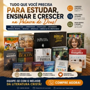 Tenha Uma Biblioteca Cristã Completa Ao Seu Alcance!