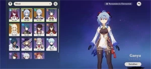 GENSHIN IMPACT CONTA COM GANYU + KAMISATO AYATO AR15