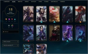 Conta Ex Mestre e 2 emote de Grão Mestre - League of Legends LOL