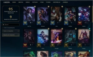 Conta Ex Mestre e 2 emote de Grão Mestre - League of Legends LOL