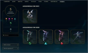 Conta Ex Mestre e 2 emote de Grão Mestre - League of Legends LOL