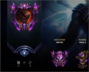 CONTA MASTER 70%+ WINRATE - League of Legends LOL
