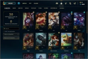 Conta Ouro 3 com 3 Skins e 22 Champs ( Sem email confirmado - League of Legends LOL