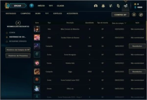 Conta Ouro 3 com 3 Skins e 22 Champs ( Sem email confirmado - League of Legends LOL