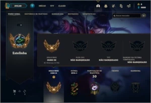 Conta Ouro 3 com 3 Skins e 22 Champs ( Sem email confirmado - League of Legends LOL