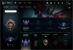 Conta LoL Diamante 4  67% win rate Bom MMR League of Legends