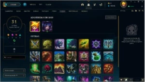 CONTA LOL - G4 ( 70% WR / EMAIL N VERIF / 40K DE E.A) - League of Legends