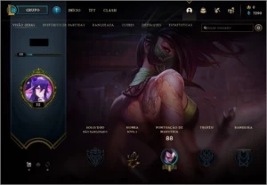 Conta Smurf Unranked/ MAIN MID E ADC - League of Legends LOL