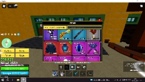 Vendo esse Kit de 2 contas de blox fruits full e gamepass - Roblox