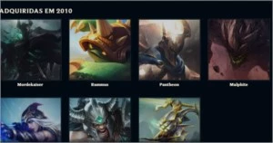 Conta League of Legends s1 LOL
