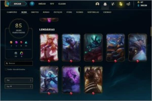 Conta League Of Legends  LVL 255 c/ Todos os campeões LOL