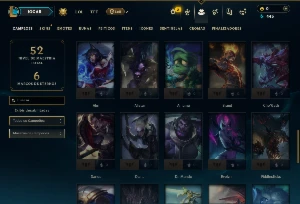 Bronze 3 com 55 Champs e 4 Skins - League of Legends LOL