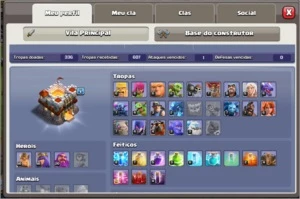CLASH OF CLANS CV11 FULL ... SÓ COMPRAR E UPAR PARA O 12