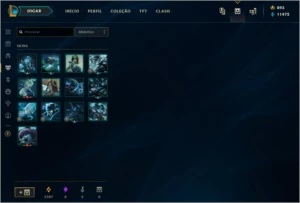 CONTA COM RP - League of Legends LOL