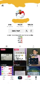 Conta De Tiktok +90K De Seguidores - Redes Sociais