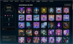Conta Unranked Lv 309 ALL Champions - League of Legends LOL