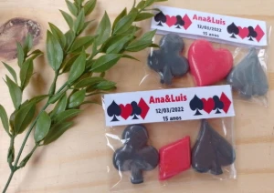 Sabonete 3 Naipe de Cartas - Artesanato e Personalizados