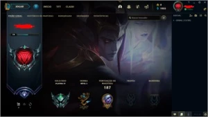 Conta Platina 4 smurf boa pra upar EX DIAMANTE - League of Legends LOL