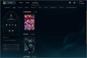 Venda conta LoL prata 3 - League of Legends