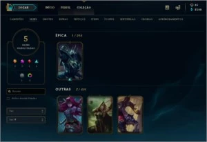 Venda conta LoL prata 3 - League of Legends
