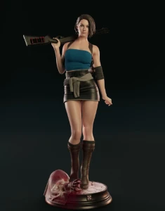 Jill Valentine Resident Evil - STL 3D - Others