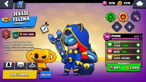 Conta Com 28K E Skins Raras | 8-Bit Vírus| Colette Trixie - Brawl Stars