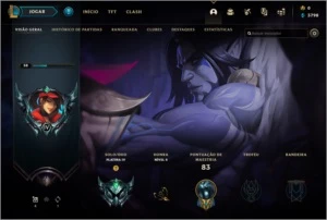 CONTA PLAT IV SMURF - League of Legends LOL