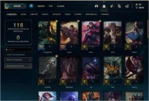 Conta DIAMANTE 1 com 593 RP, 46 champs e 23 skins - League of Legends LOL