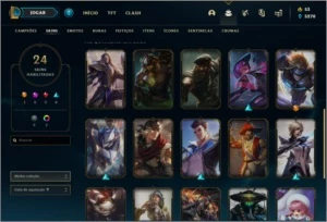 Conta DIAMANTE 1 com 593 RP, 46 champs e 23 skins - League of Legends LOL