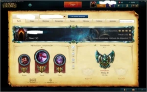 Conta League Of Legends - Lol +de 200 Skins!! Platina 3