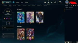 Conta lol, 105 campeões, lvl 409 - League of Legends