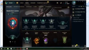 Vendo conta de 2014 de League of legends LOL