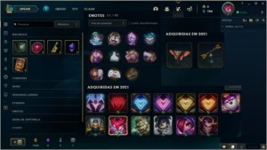 LEVEL 30 - SKIN MISS FORTUNE VINGADORA EXOCÓSMICA + 3 SKINS - League of Legends LOL