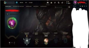 Vendo conta de league Of Legends LOL