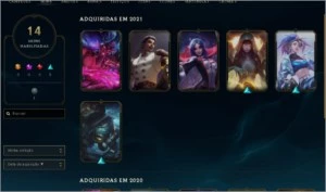 Conta League Of legends Level 59. LOL