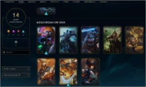 Conta League Of legends Level 59. LOL