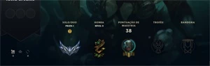 Smurf Prata 1 Shen Lâmina do Trovão - League of Legends LOL