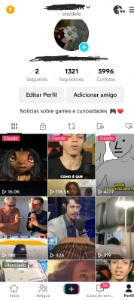 Conta Tik Tok - Redes Sociais