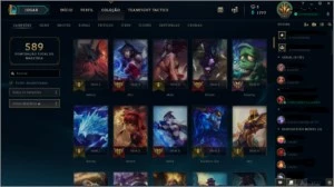 Vendo conta todos os campeões e 137 skins - League of Legends LOL