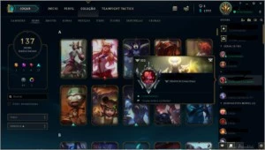 Vendo conta todos os campeões e 137 skins - League of Legends LOL