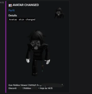 Roblox Viewer, Monitoramento Roblox com Alertas via Webhook