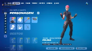 Conta Fa, Wildcat, 124 Skins, Neymar,Lara Croft E Etc... - Fortnite