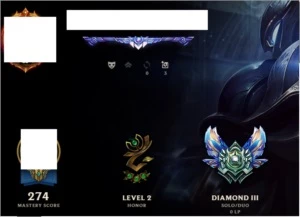 Conta Diamante 3 League of Legends LOL