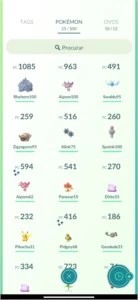 Conta Pokémon Go - Nível 30 - 1 Shiny + 3 Pokémons 100% IV - Pokemon GO