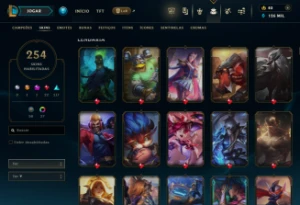 Conta Lol, 254 Skins, Lvl 442, Todos Campeões Liberados - League of Legends