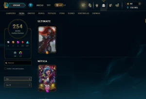 Conta Lol, 254 Skins, Lvl 442, Todos Campeões Liberados - League of Legends