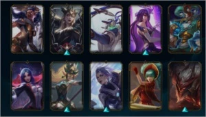 Conta league of legends platina 3, 47 skins LOL