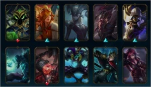 Conta league of legends platina 3, 47 skins LOL