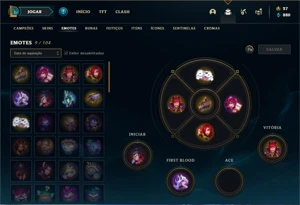 Conta Unranked com 26 Champs e 9 Skins ( 1 Ultimate ) - League of Legends LOL