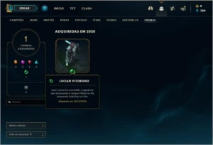 Conta Platina 1 com 49 champs e 17 skins (24 PDL) - League of Legends LOL